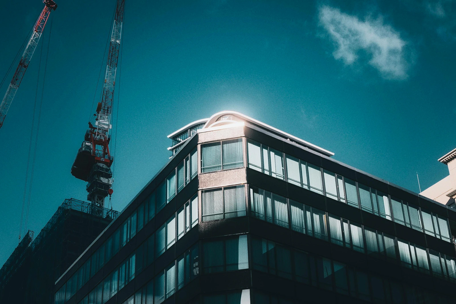 Moderne ausgebaute Bürofläche